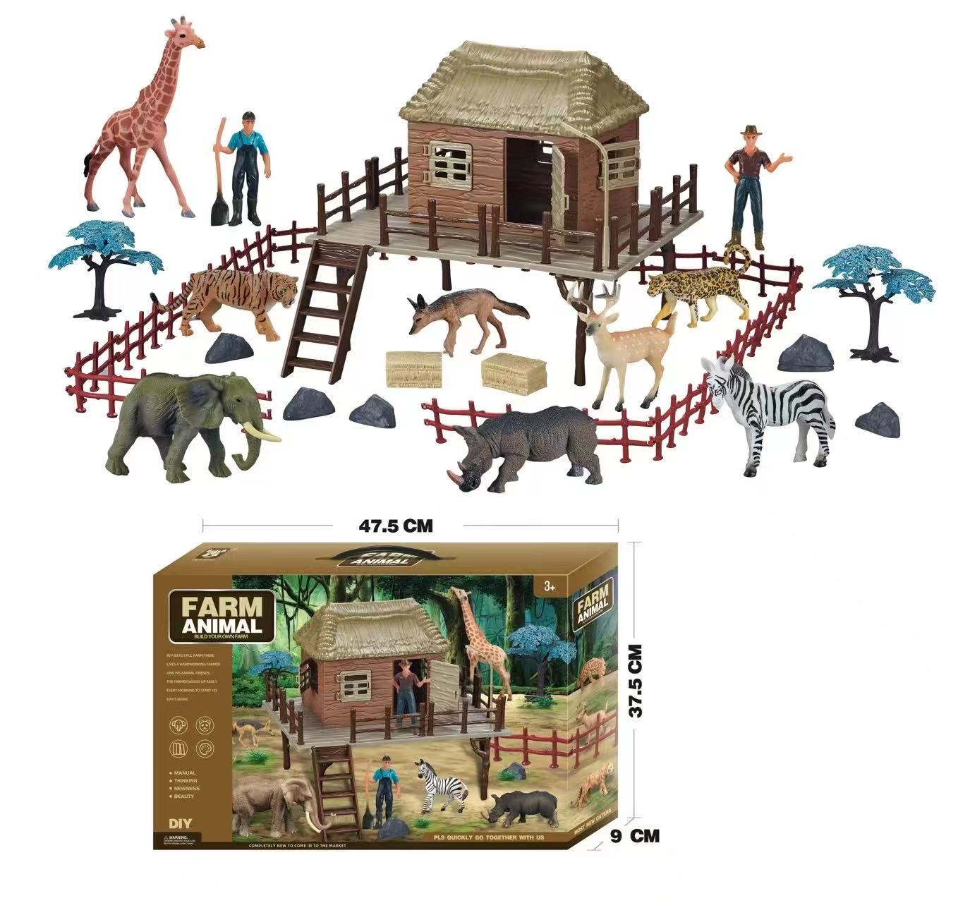 Animal scene DIY set