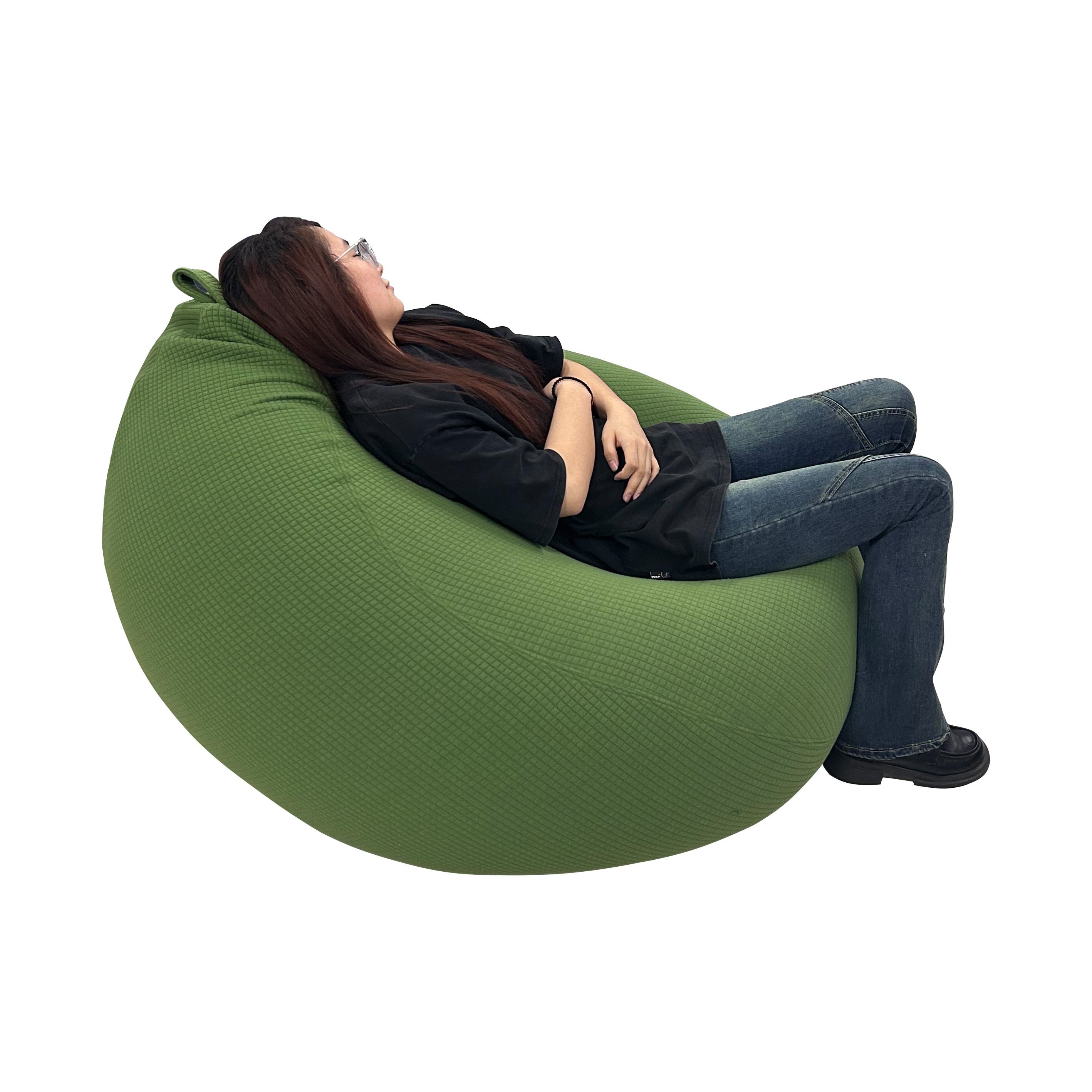OEM Custom Logo Soft Floor Sofa Japanese Style Bean Bag Chair for Home or Apartment