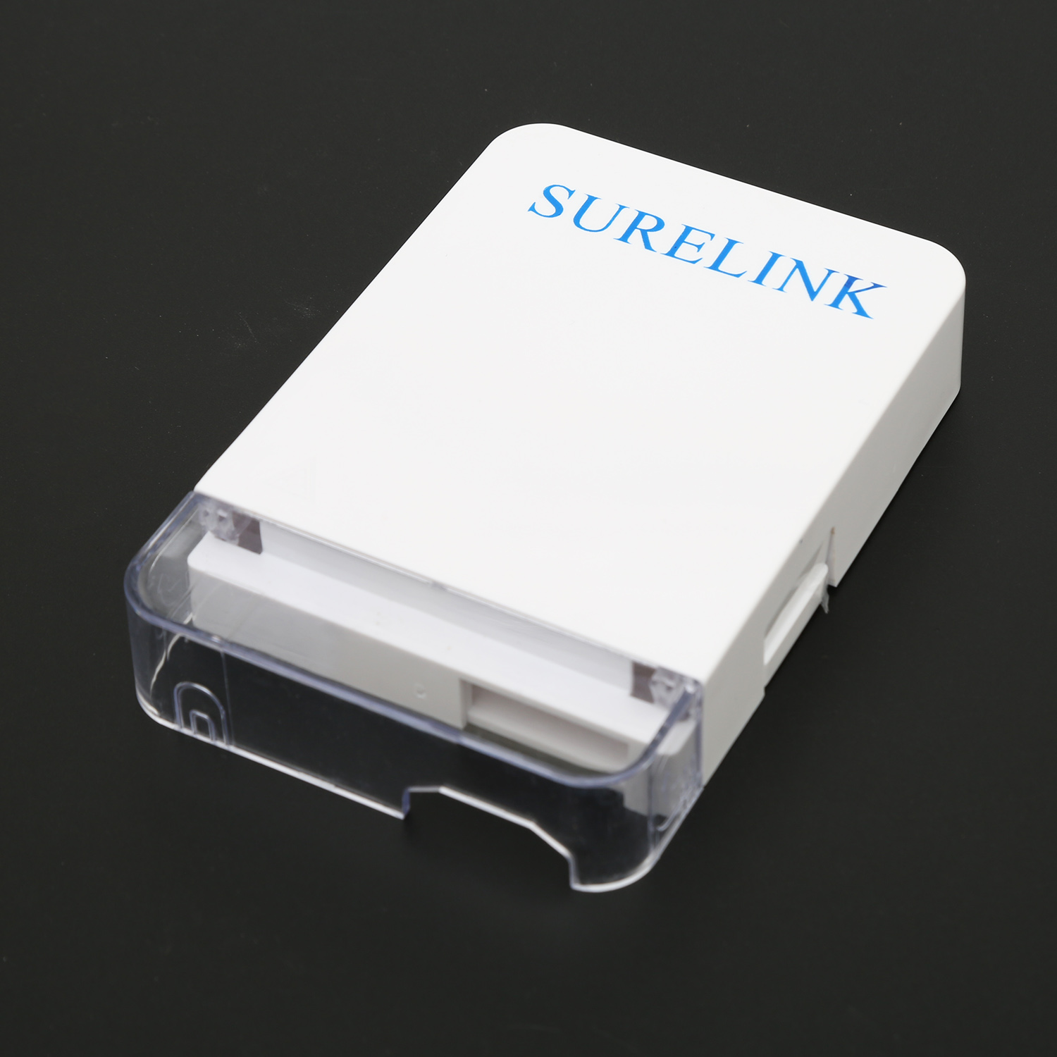 huawei box ftth faceplate box desktop box 86type fiber optic mini box with transparent cover
