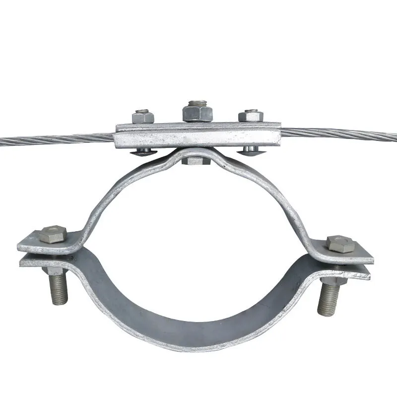 Pole Bracket fiber clamp Soporte de poste