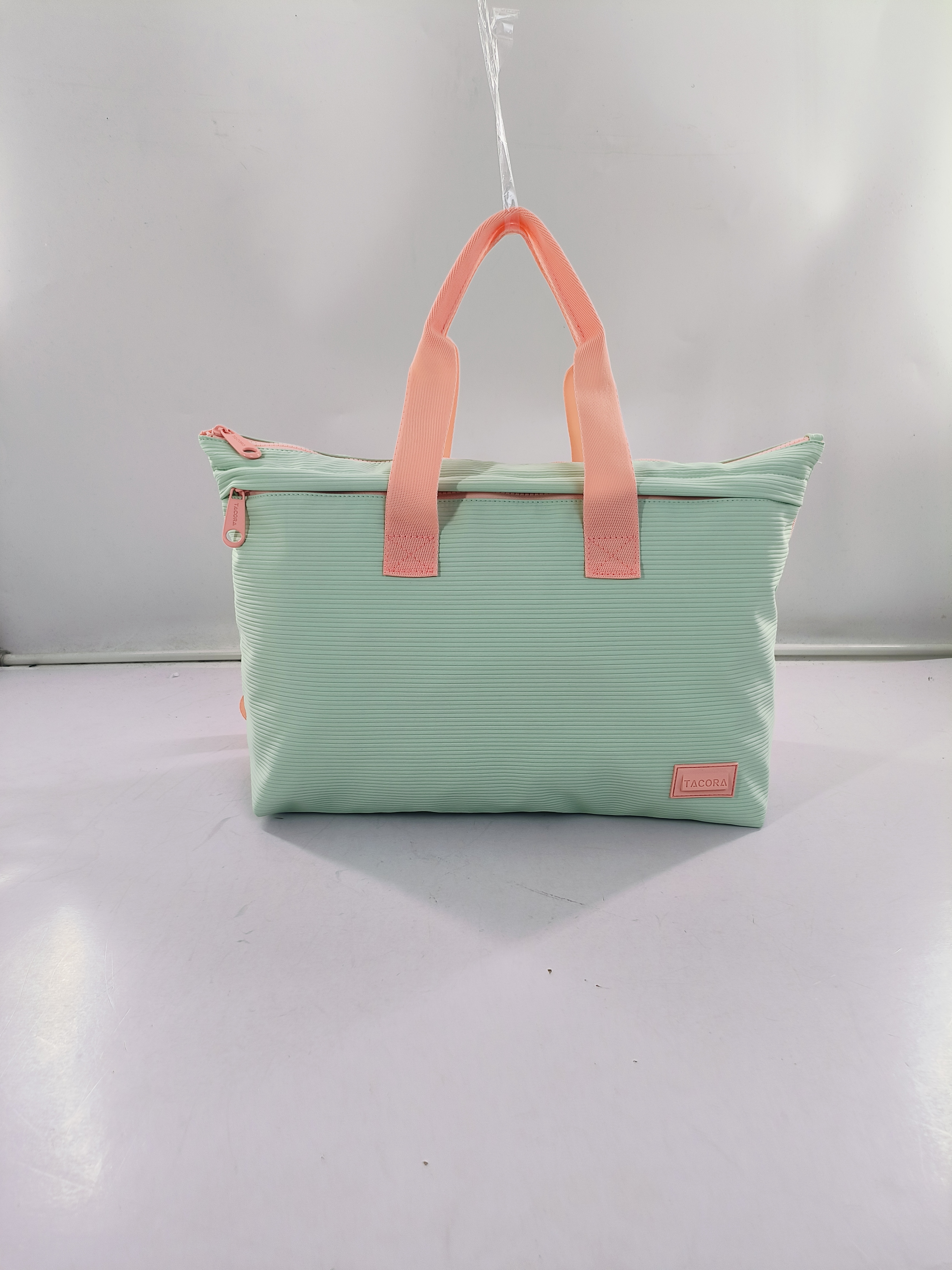 Candy-colored shopping bag