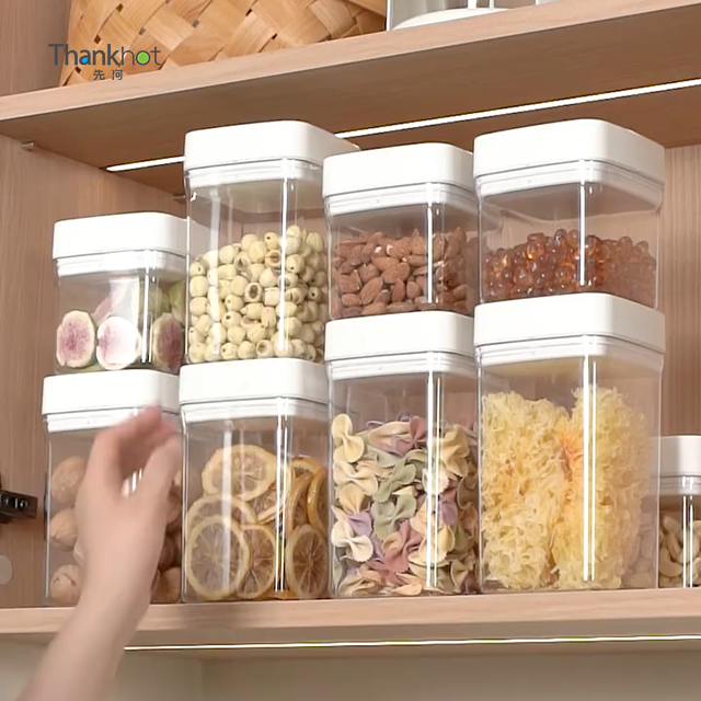 900ml BPA FREE PRESS-TYPE VACUUM JAR High Vacuum Series