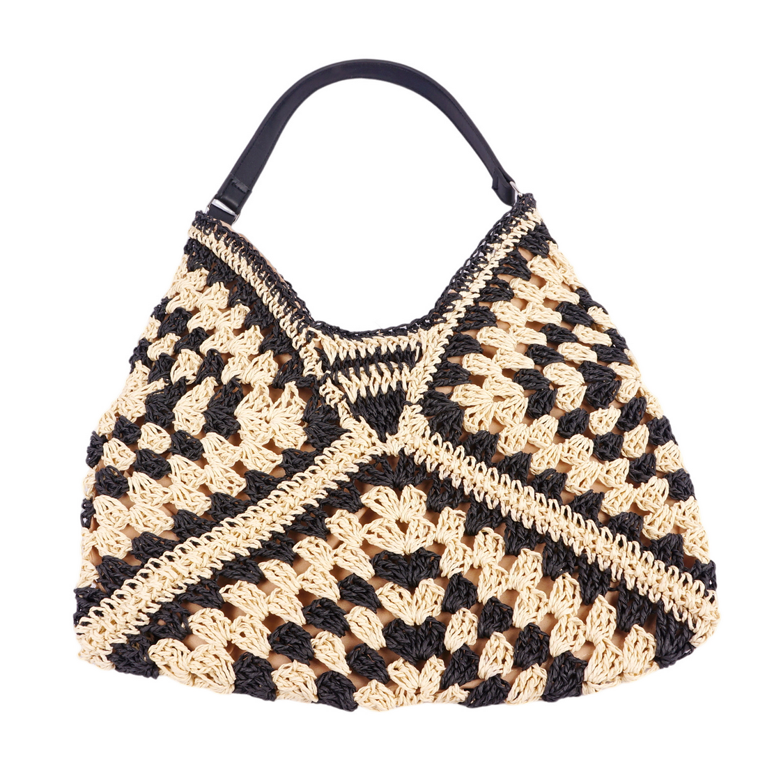 Hand-woven handbag