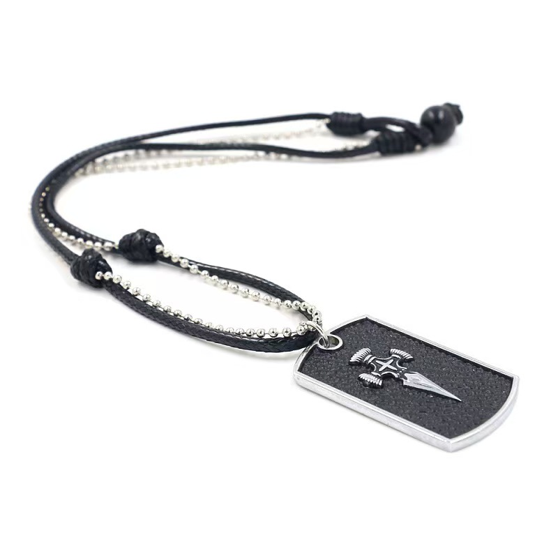 Cross border male personalized new cross sword pendant necklace