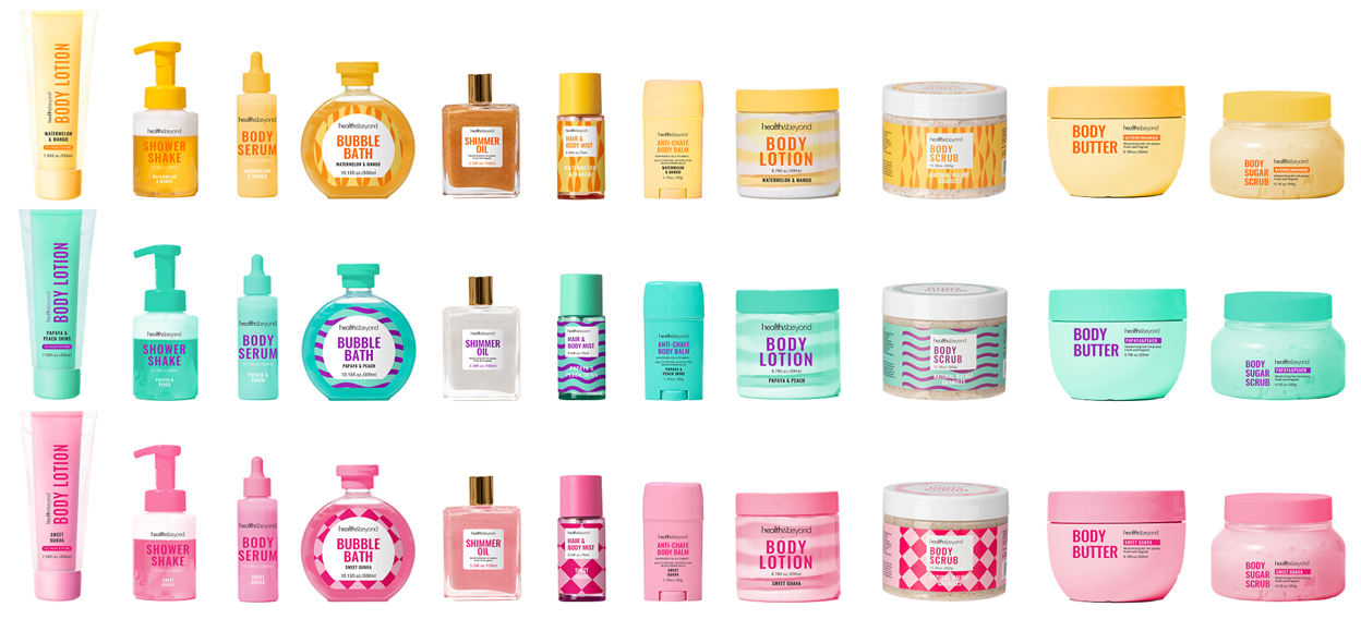 Double tube body lotion