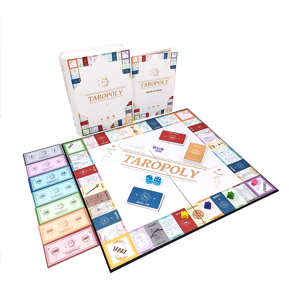 Popular Play Fun Board Game Custom Printed Board Card Games with Customized Box
