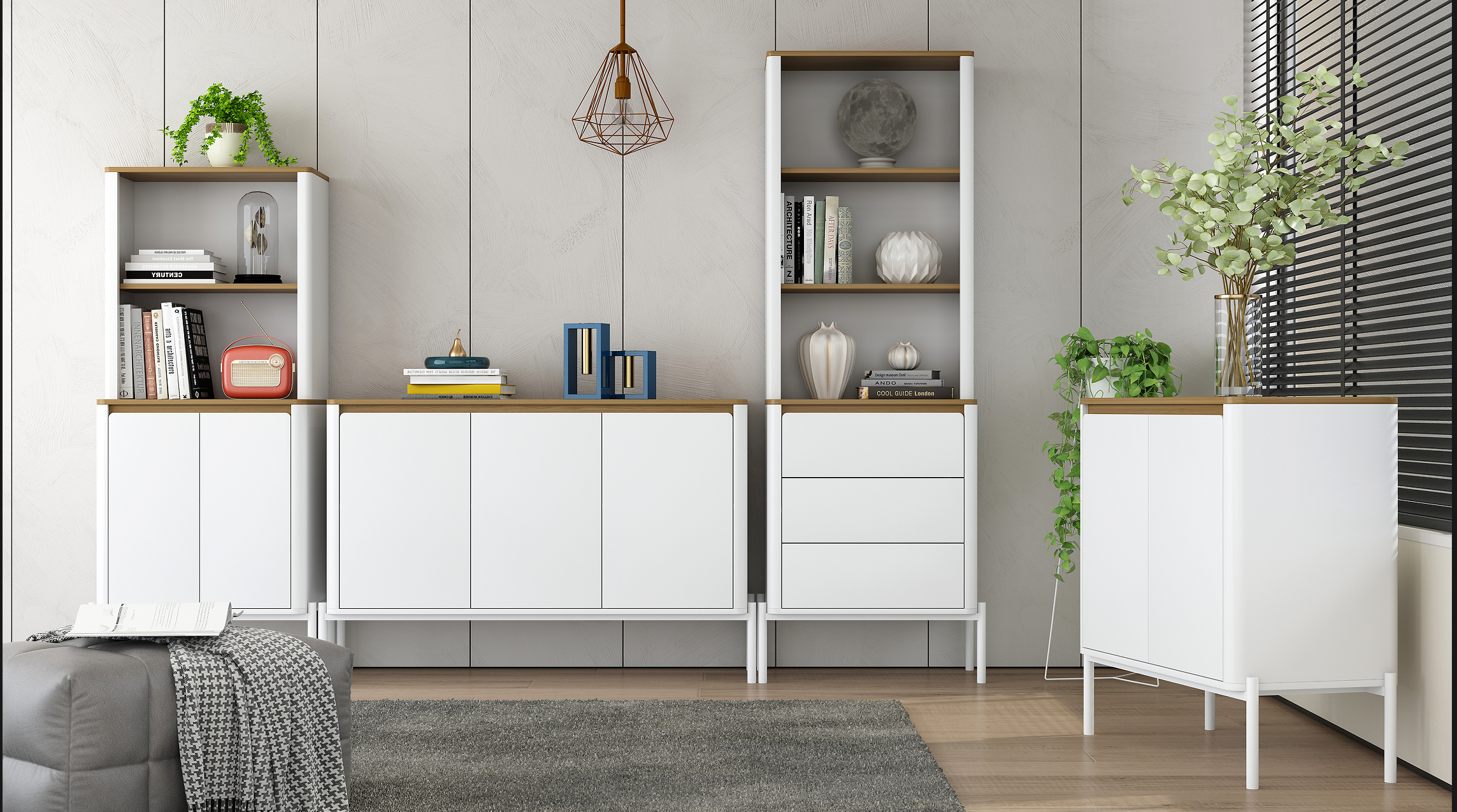 High cabinet + cabinet