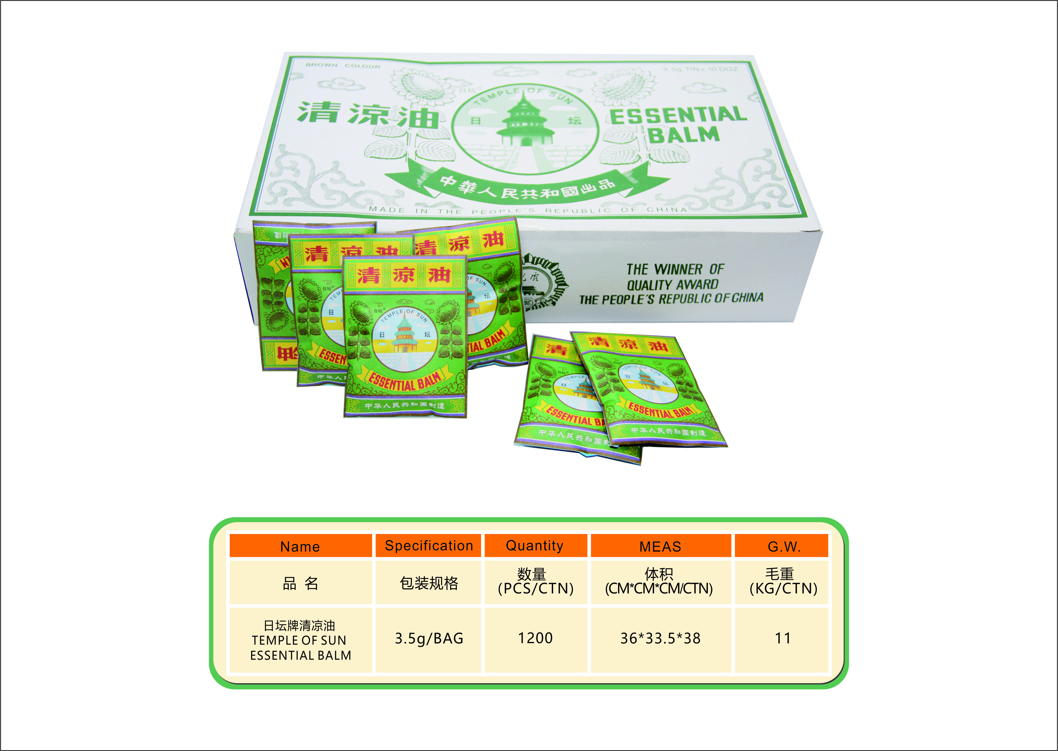 Temple Of Sun Essential Balm
