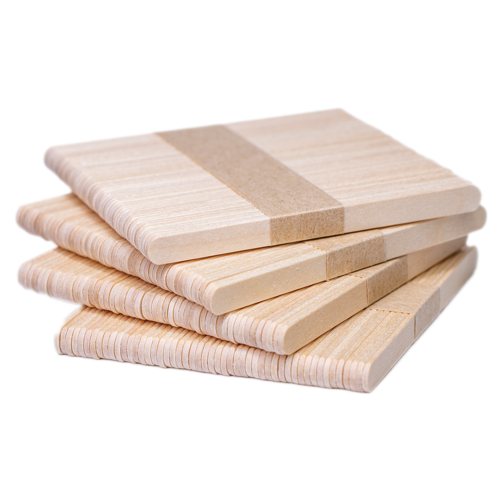 Wooden ice cream sticks