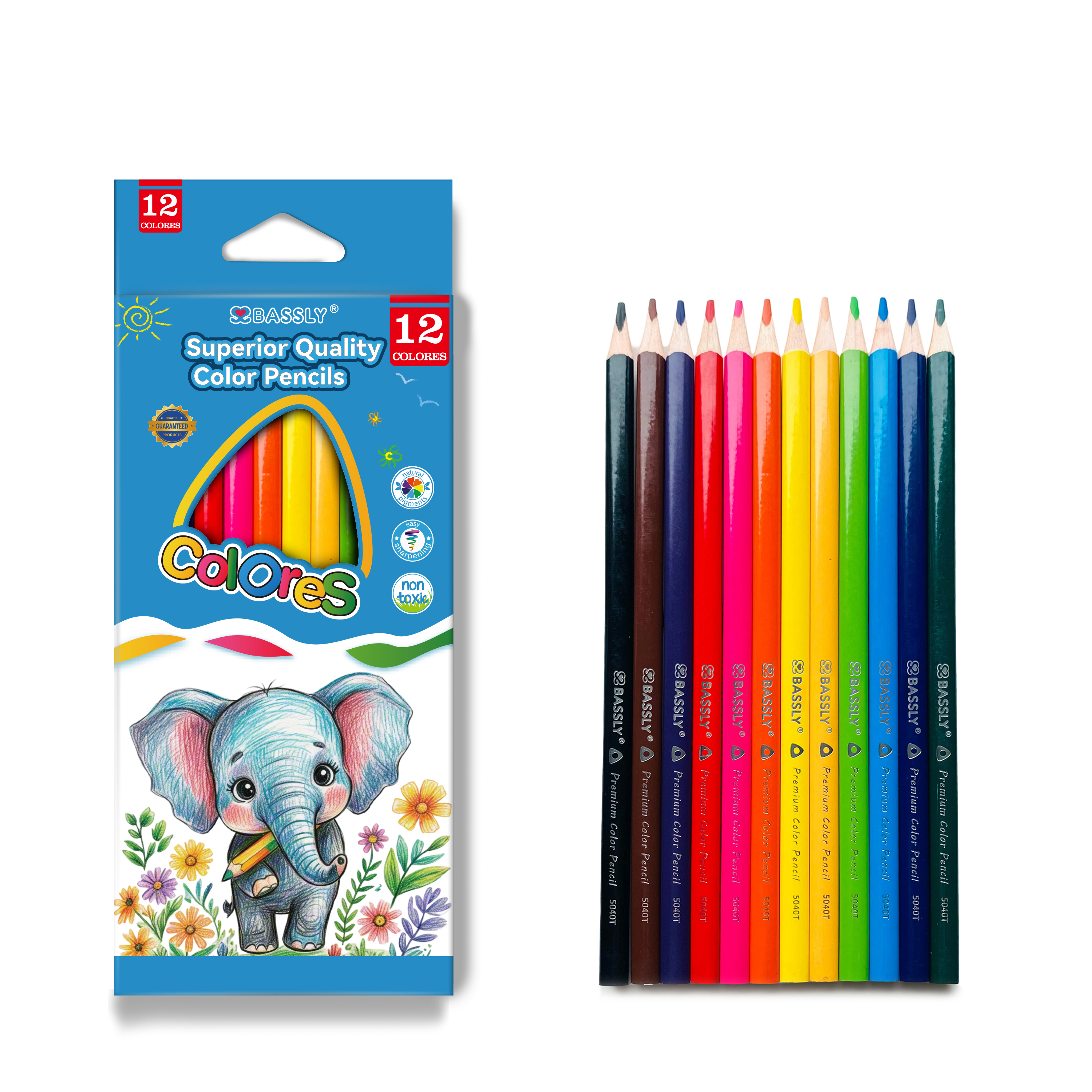 Bassly High Quality Color Pencil
