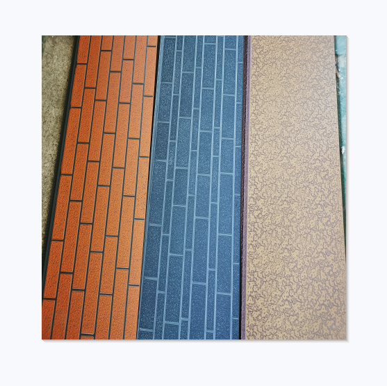 Metal decorative insulation board metal siding pu core sandwich panel