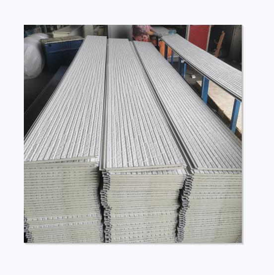 White pain Metal decorative insulation board metal siding metalpu sandwich panel