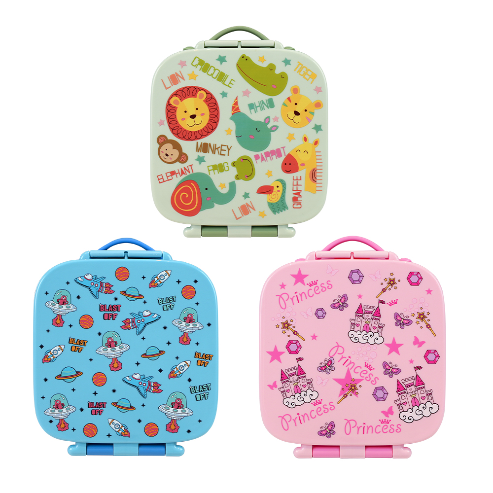 Bunny flat print lunch box