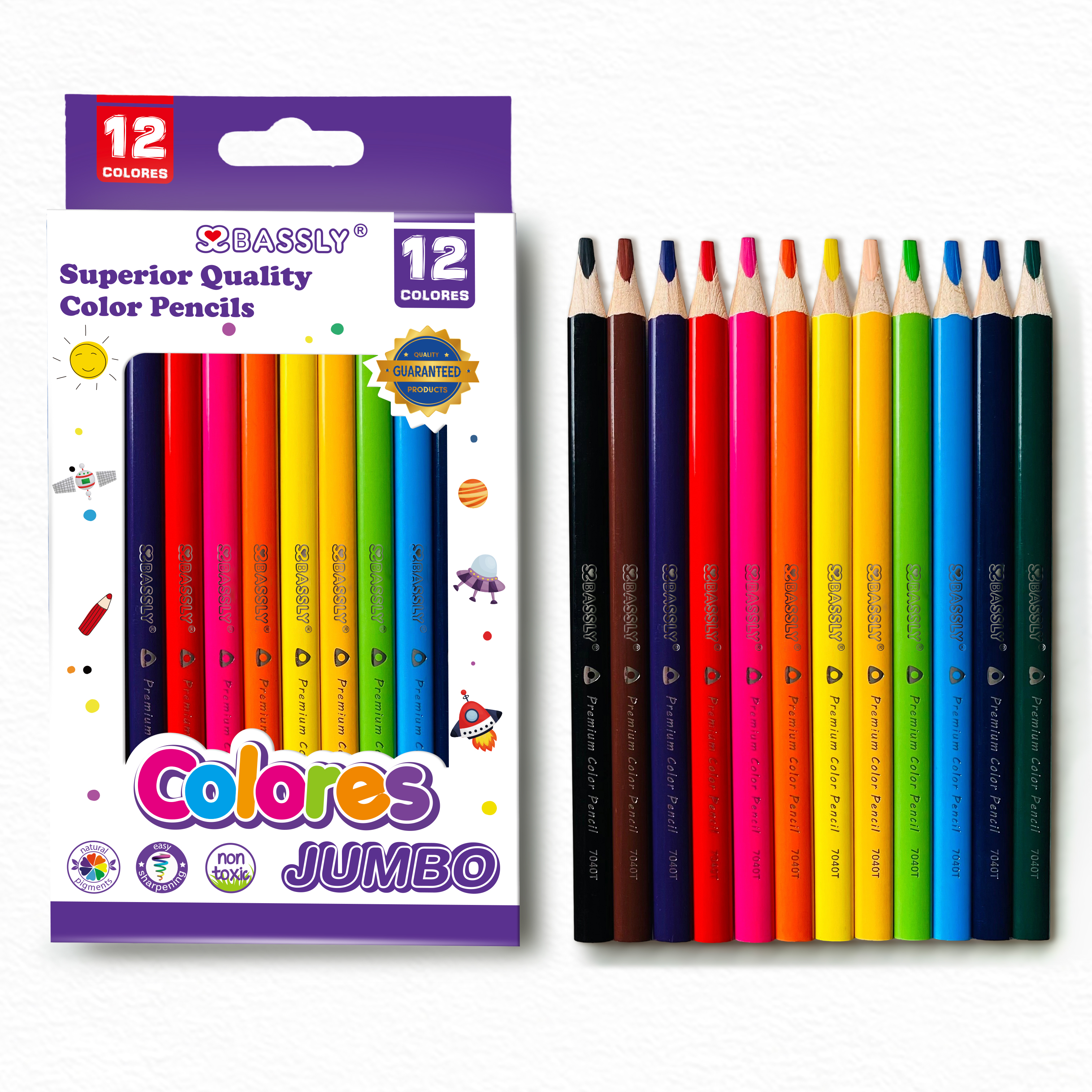 Bassly High Quality Color Pencil
