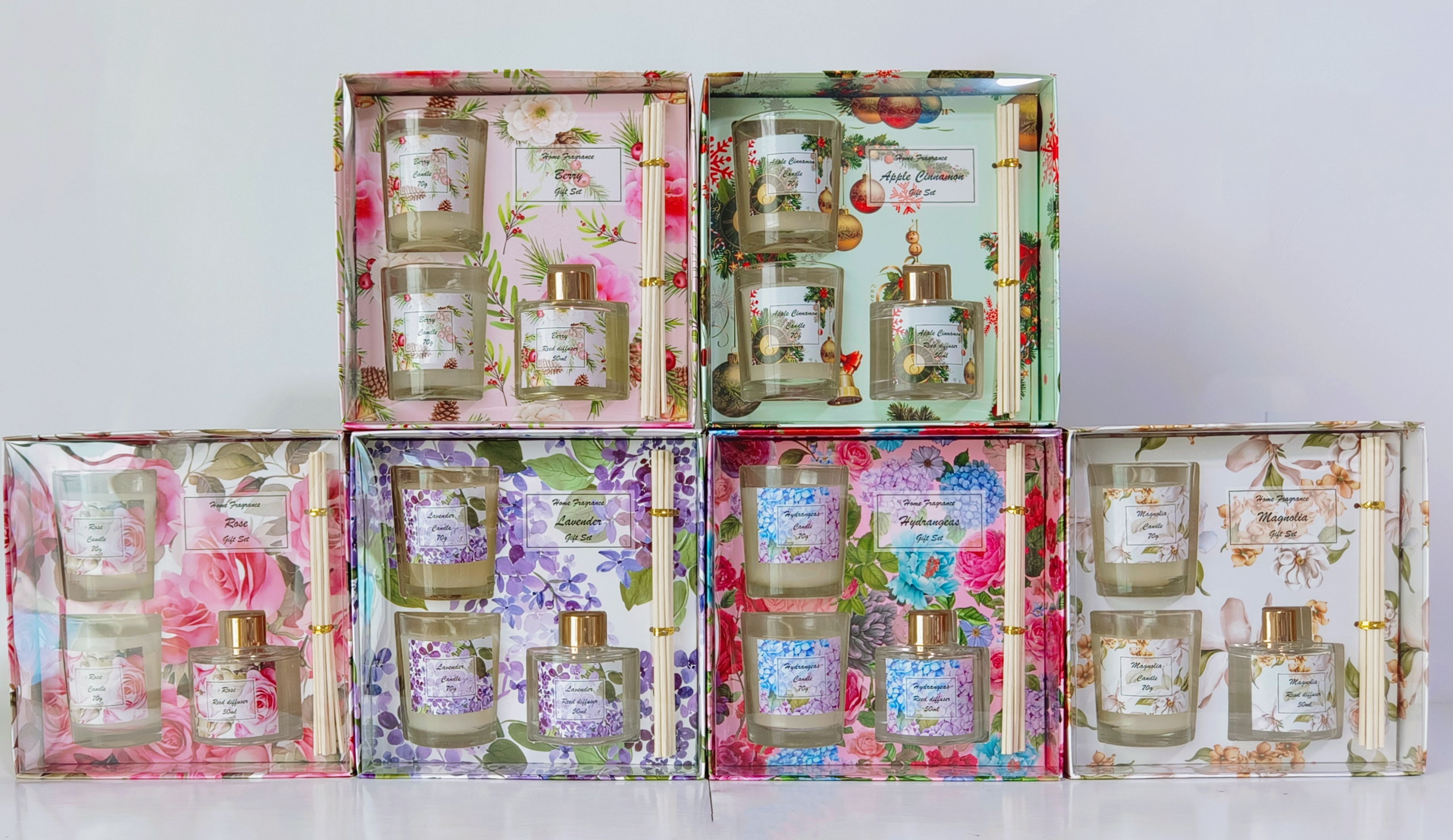 Decorative craft candle gift set