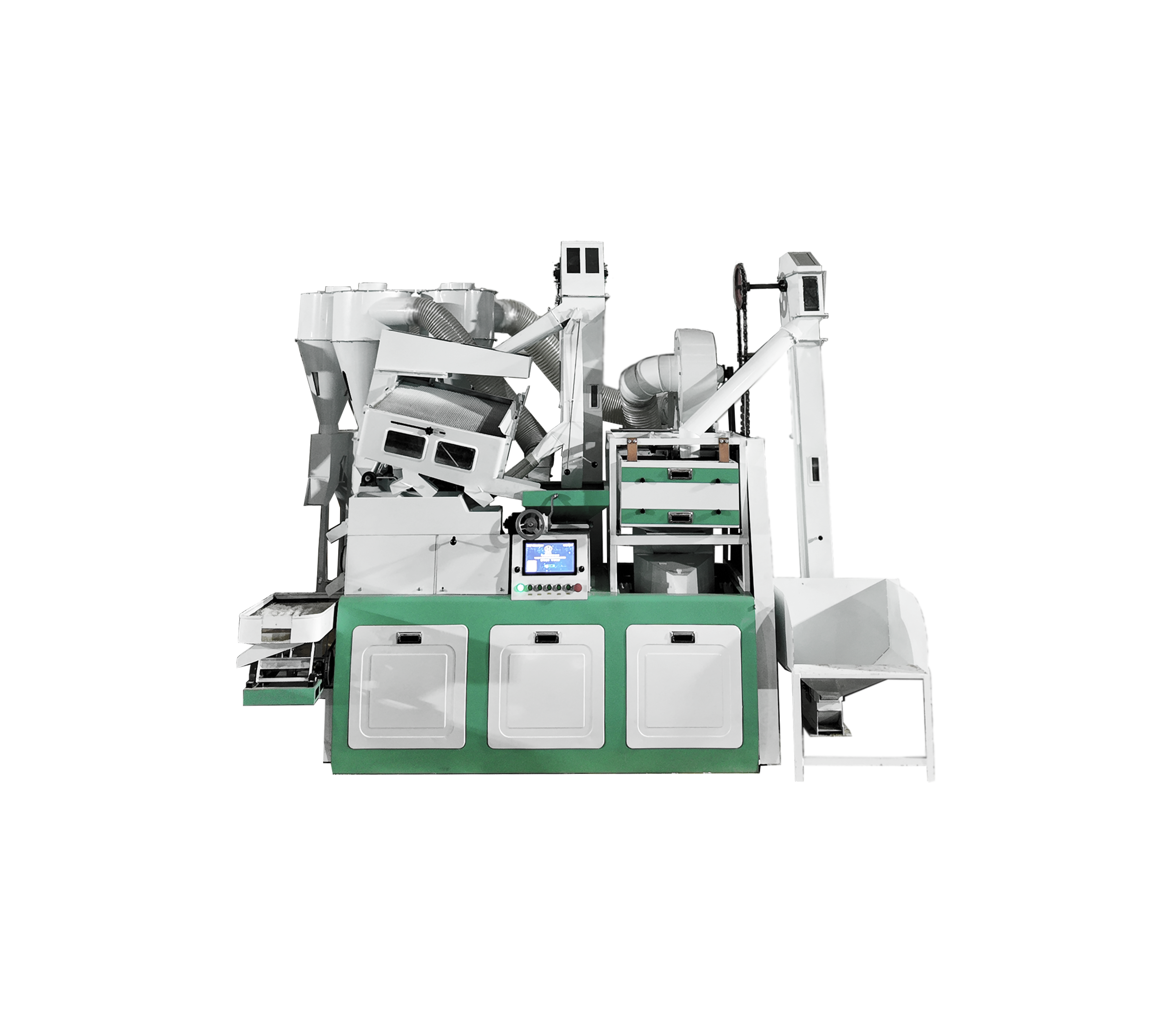 Combined rice mill