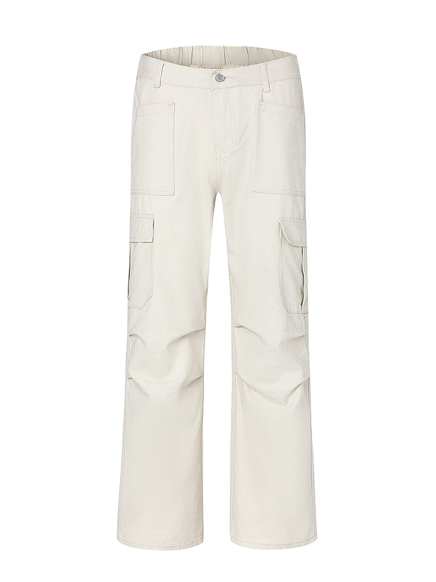 white cotton trousers