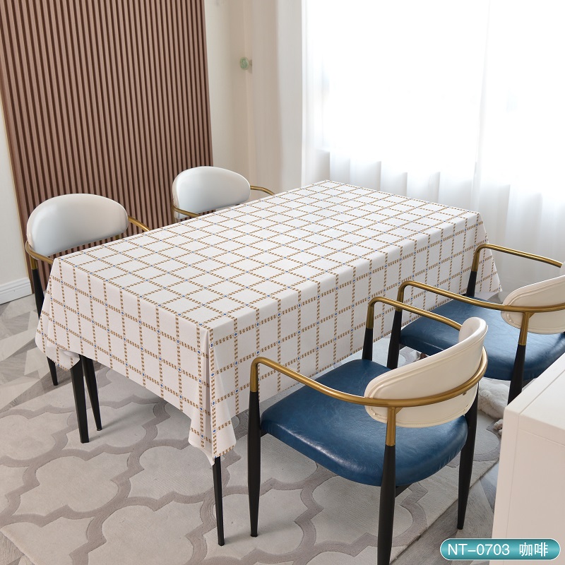 PU leather tablecloth