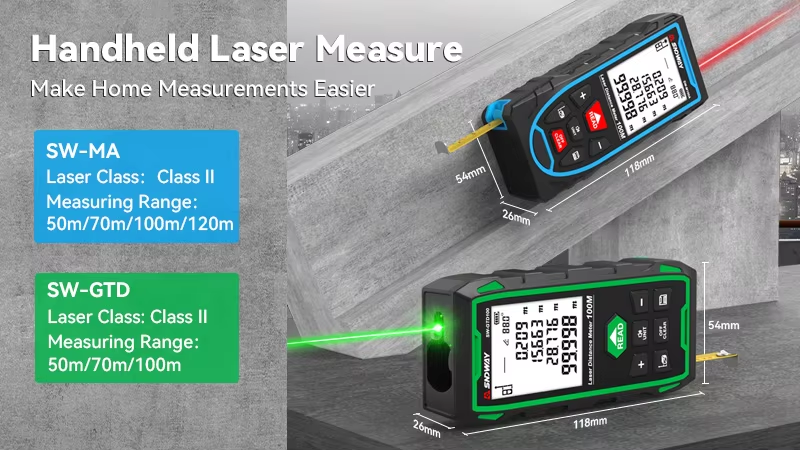 Handheld Multi-use Laser Distance Meter