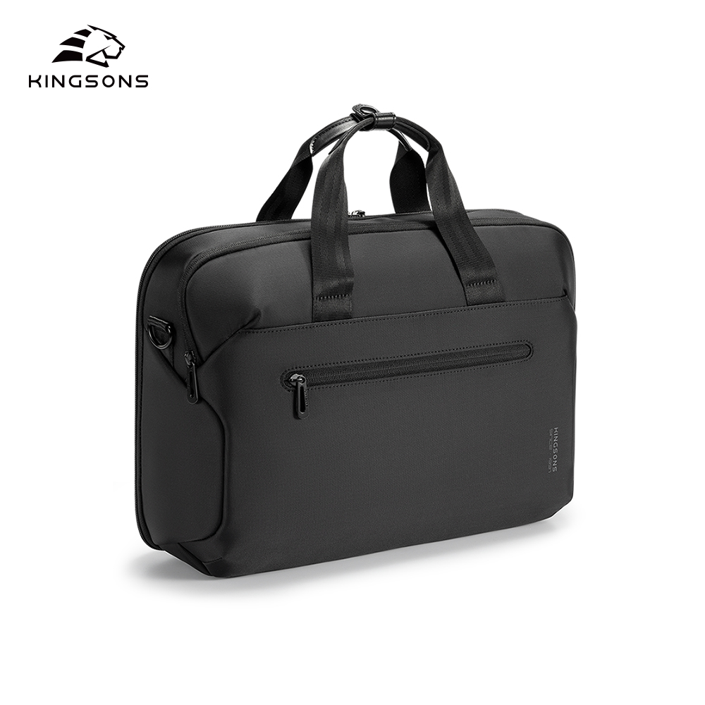 Classic Black Business Bag Leather Handbag Shoulder Bag Genuine Leather Briefcase Laptop Bag for Men
