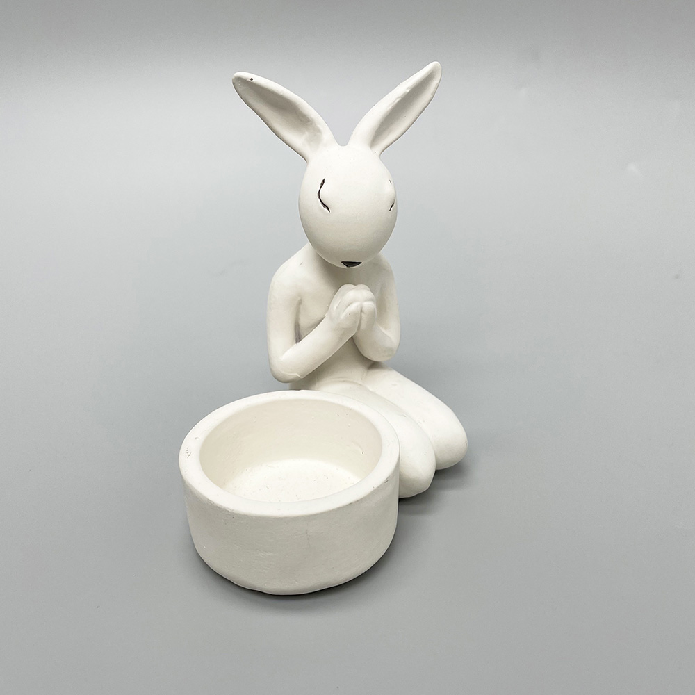 Rabbit candle holder