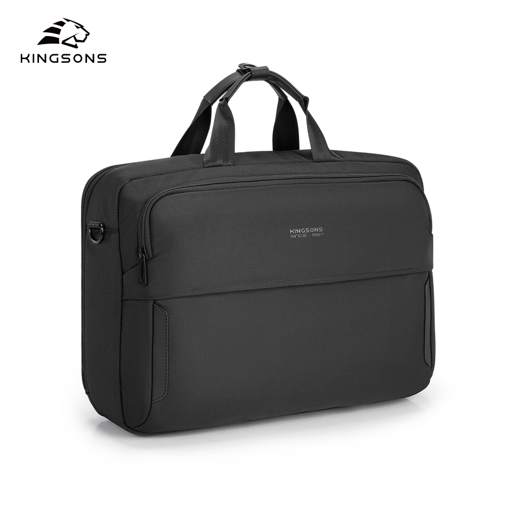 Classic Black Business Bag Leather Handbag Shoulder Bag Genuine Leather Briefcase Laptop Bag for Men