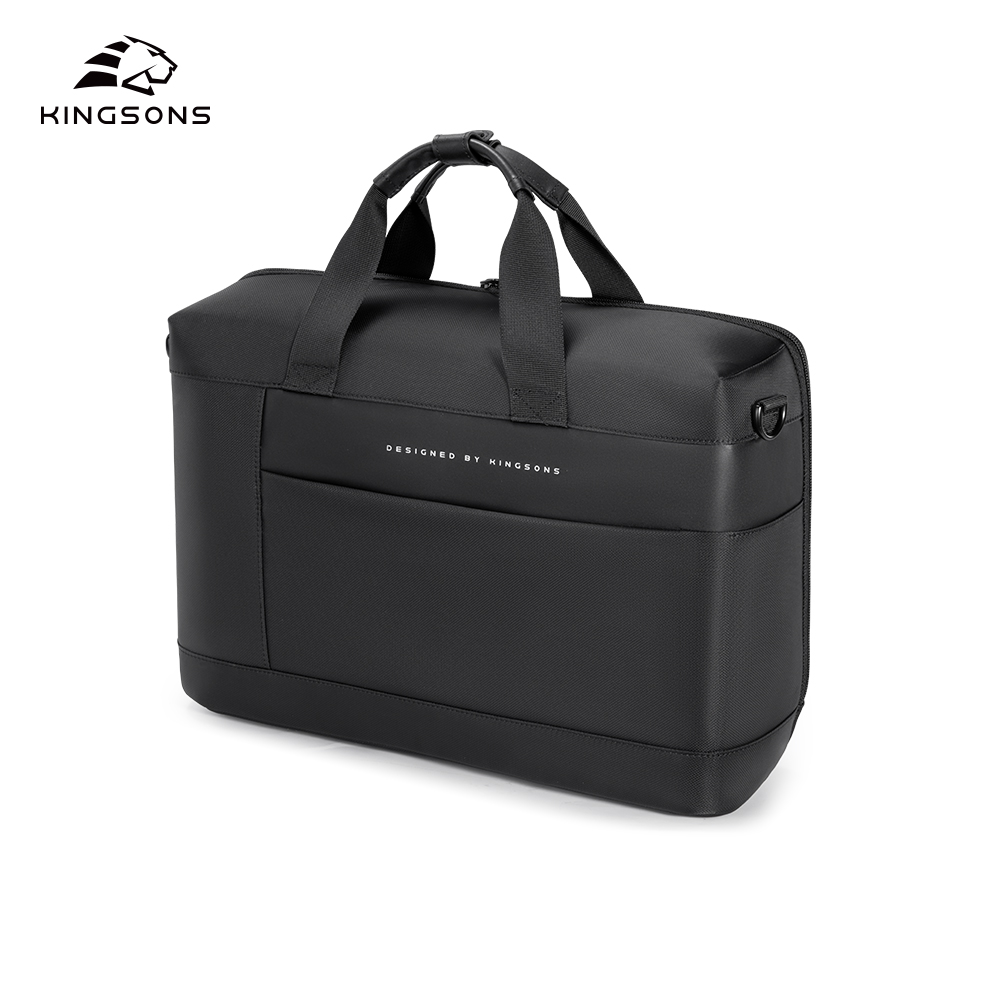 Classic Black Business Bag Leather Handbag Shoulder Bag Genuine Leather Briefcase Laptop Bag for Men