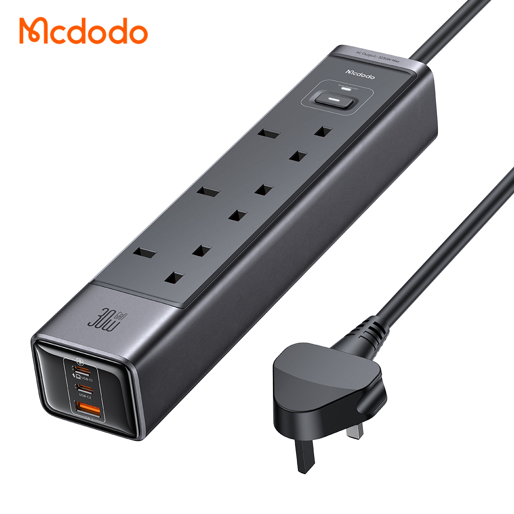 Mcdodo 30W GAN 6-IN-1 Surge Protection Power Strip