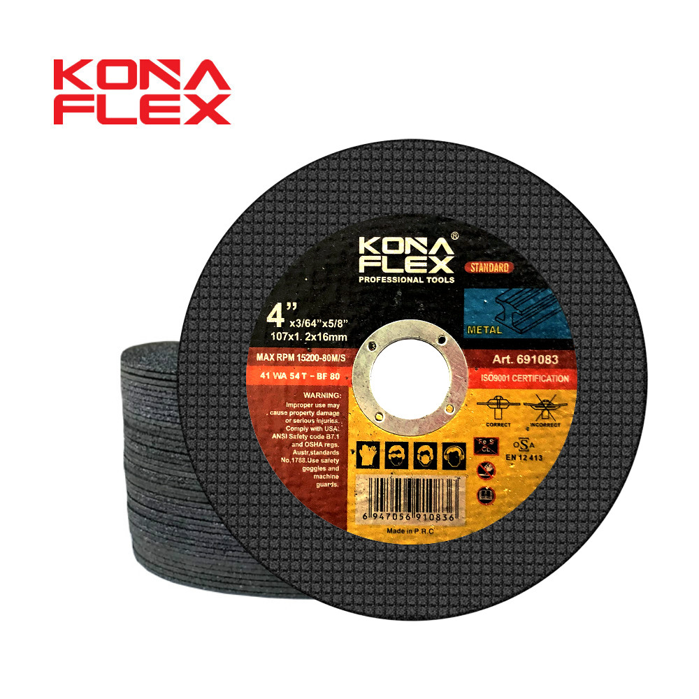 Standard 4 inch Super Thin Cutting Disc for Metal 4" x5/8"