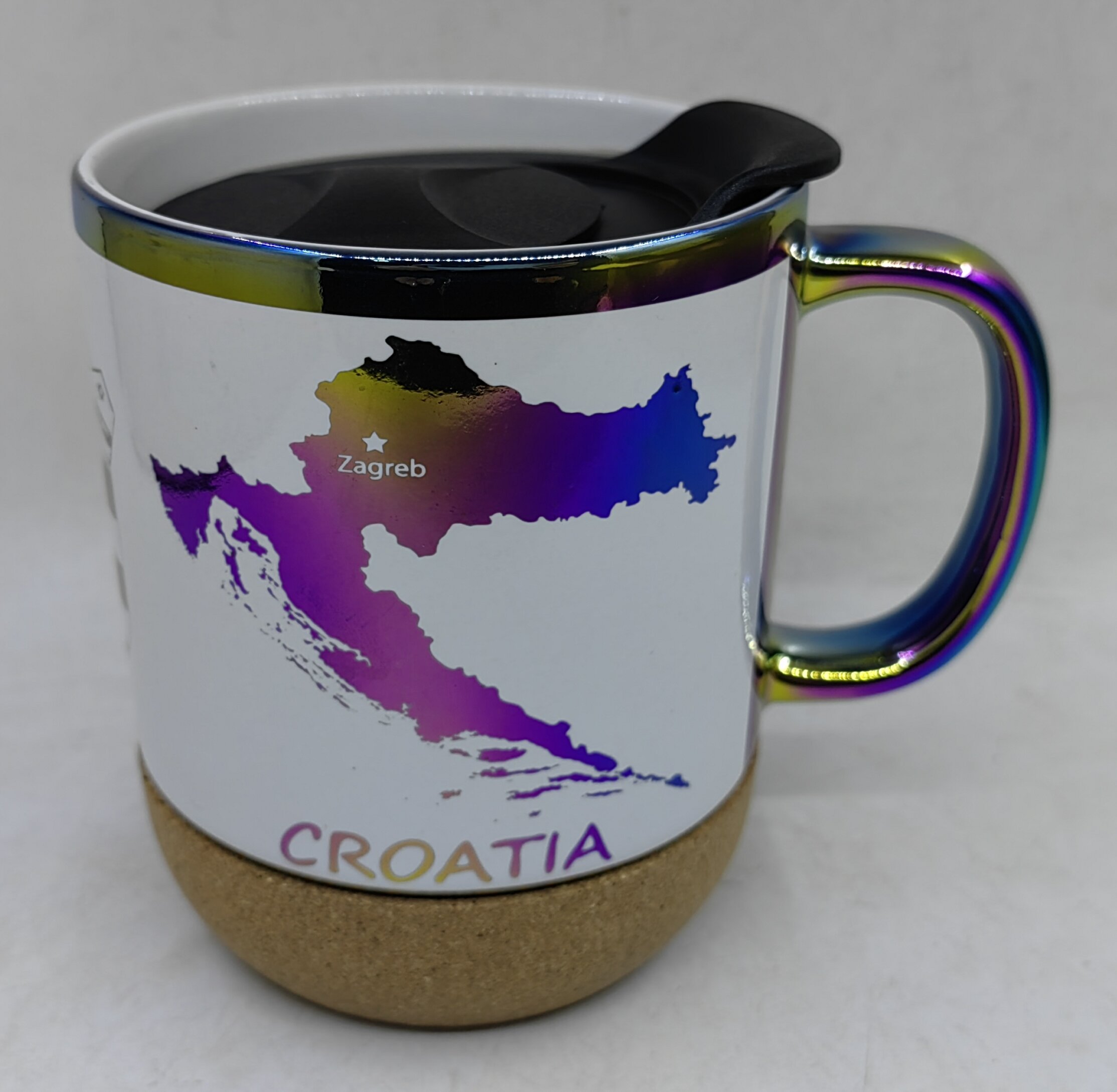 Electroplating Mug With Lid