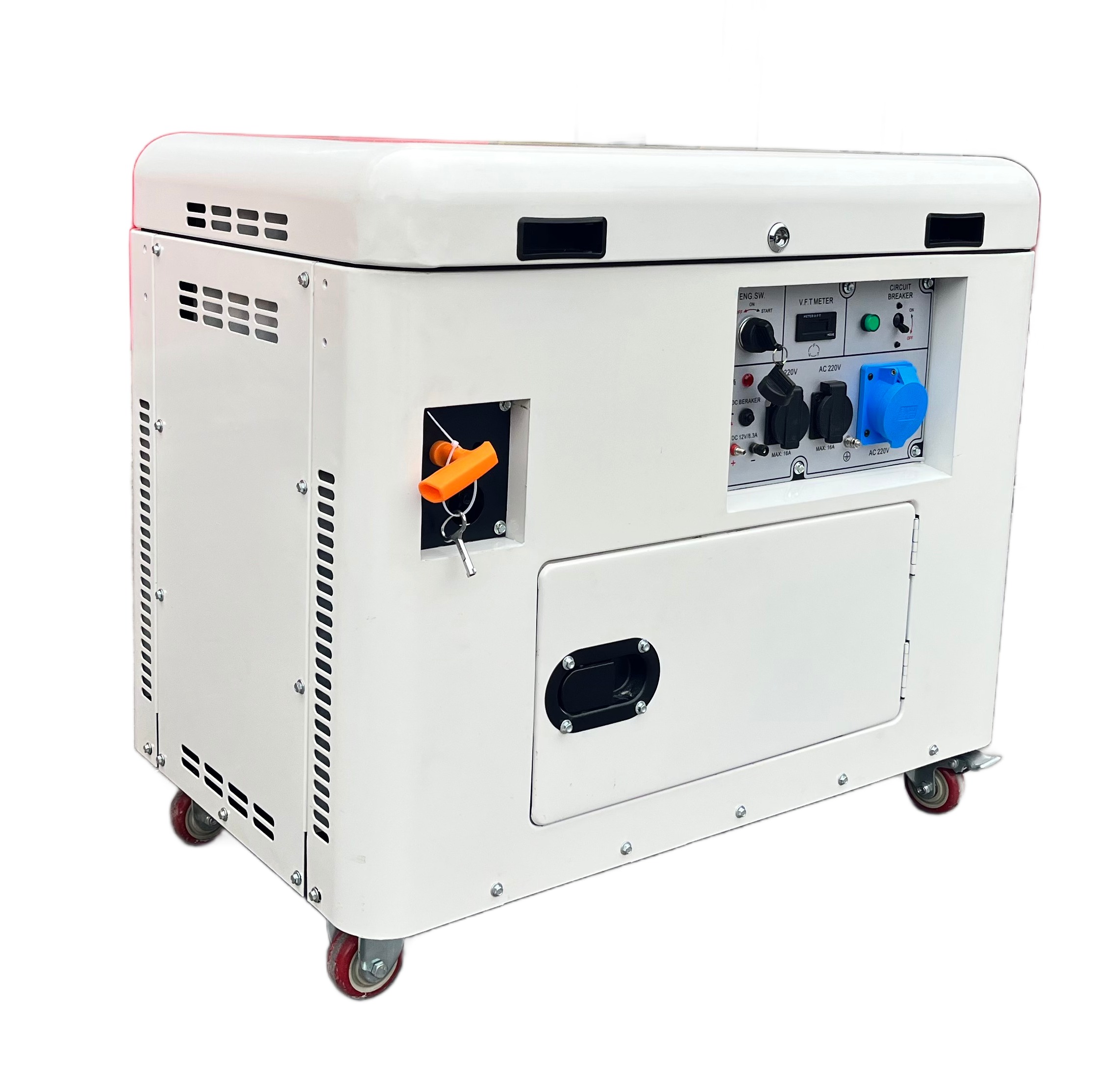Silent Double Cylinder Gasoline Generator