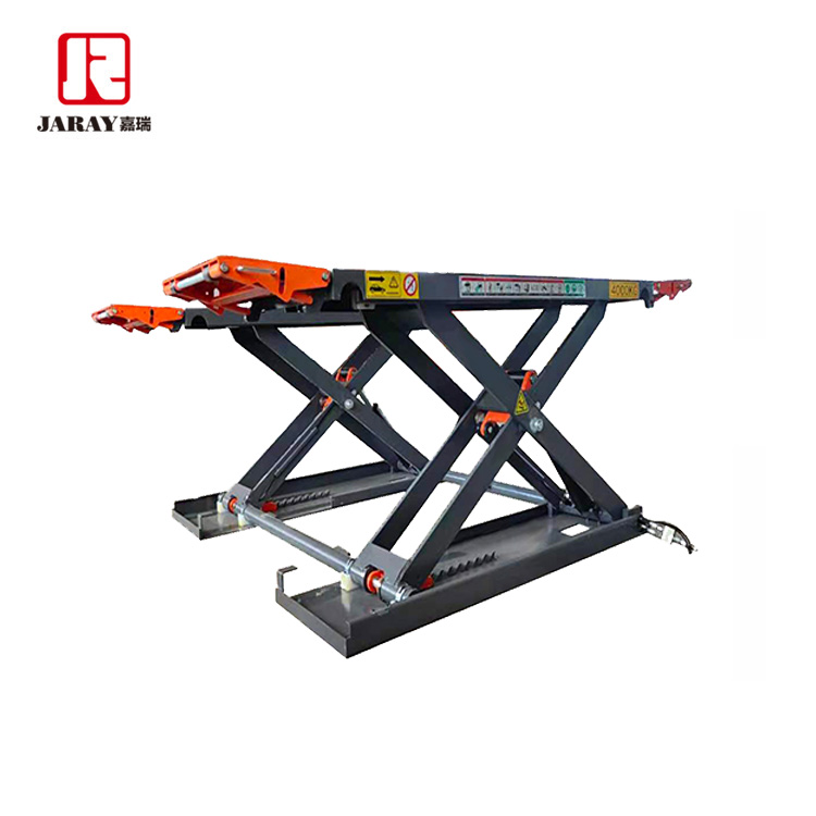 JARAY Car Lift with Factory Price Mobile 1.2m 3.5t Scissors Car Lift Mid Rise Scissor Car Lift CE