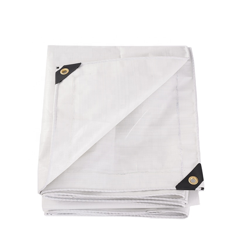 Outdoor UV Treatment PE White Tarpaulin