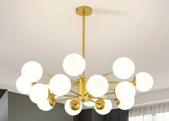 Dunbo glass flower ceiling