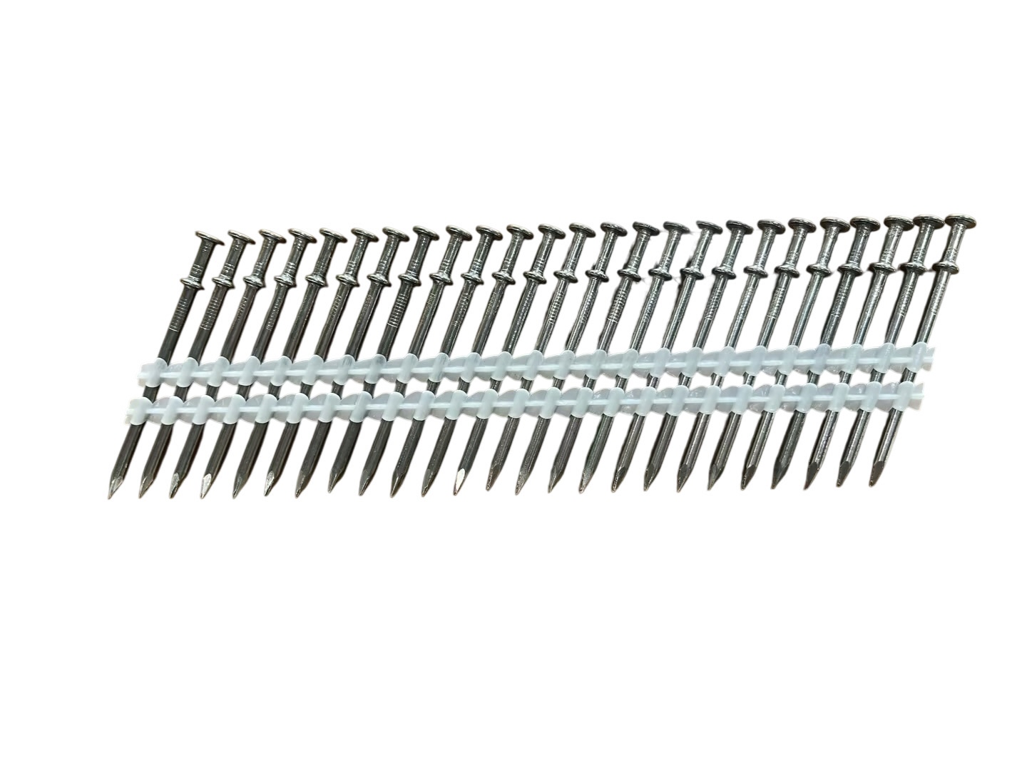 21° 3.4×57 Double - Head Plastic - Strip Nails