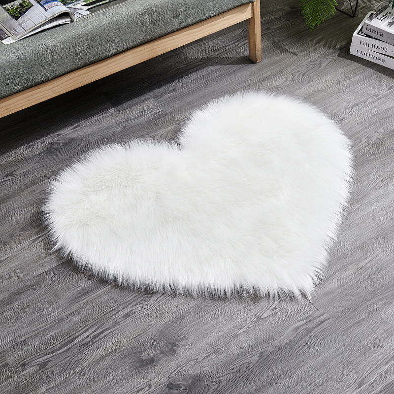 Heart shaped rug