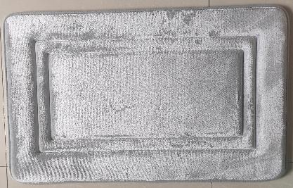 Memory foam bath rug