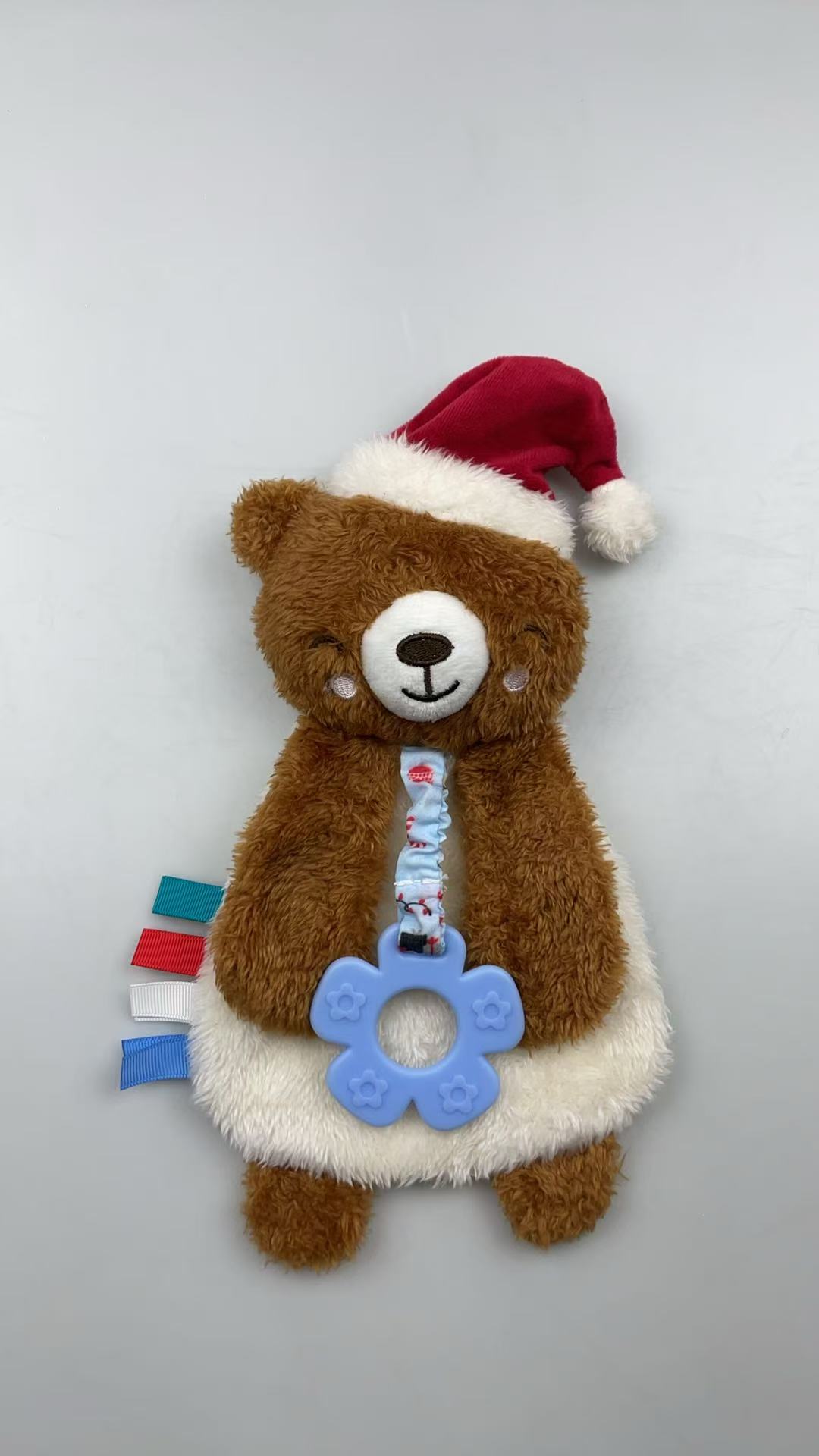 Christmas Bear Security Blanket
