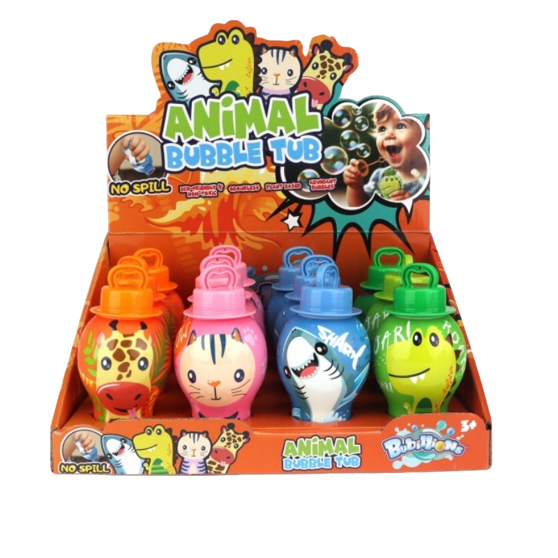 30ml Animal No Spill Bubble Tub 12pcs/PDQ
