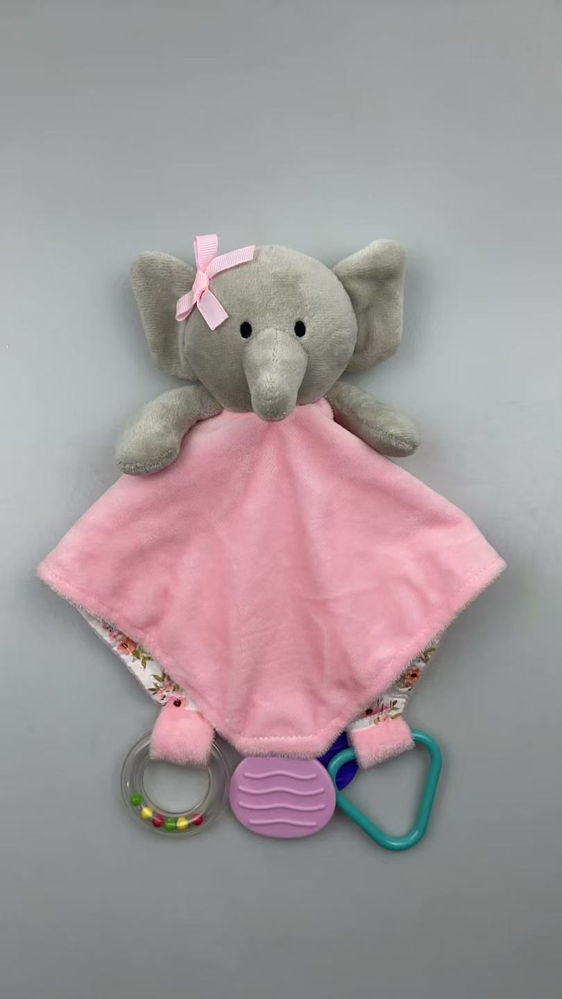 Pink Elephant Security Blanket