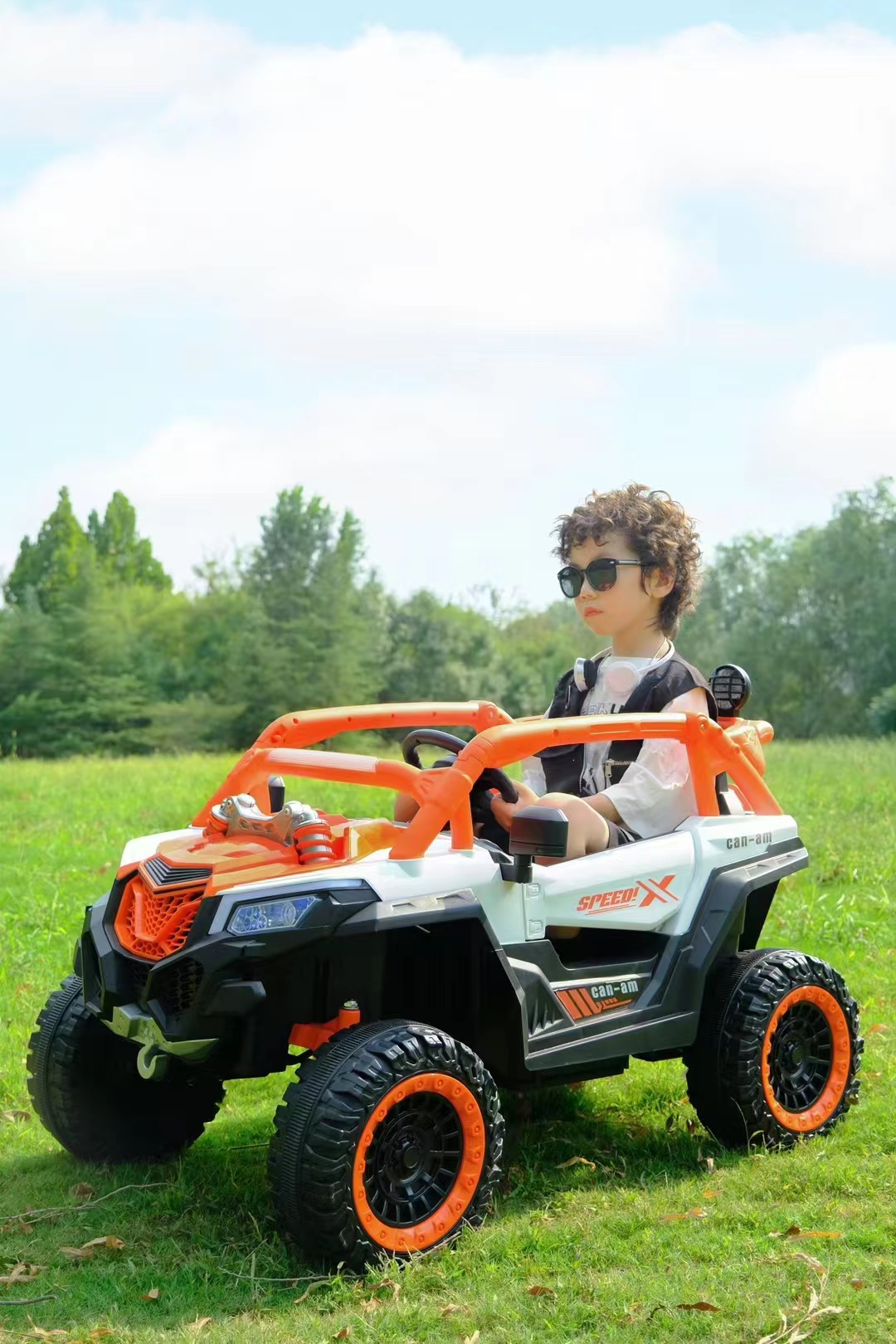 Kids electric car offroad ride on car