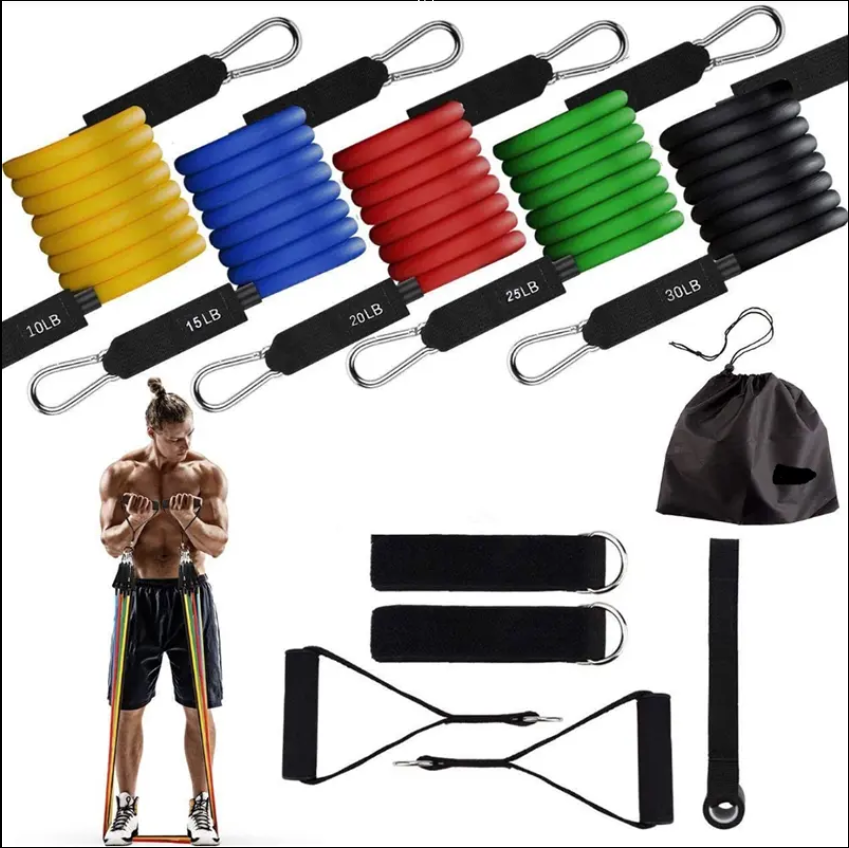 11pcs Resistance Tube Kit