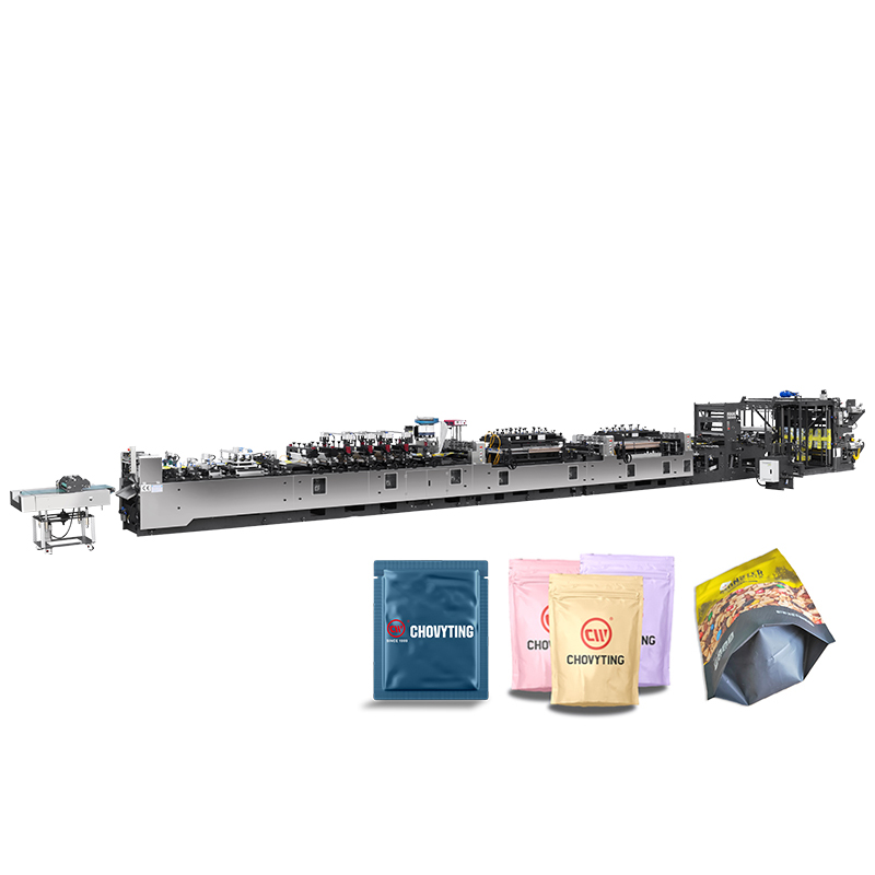 heavy duty multi-function laminated bag making machine+single sheet film doypack bag