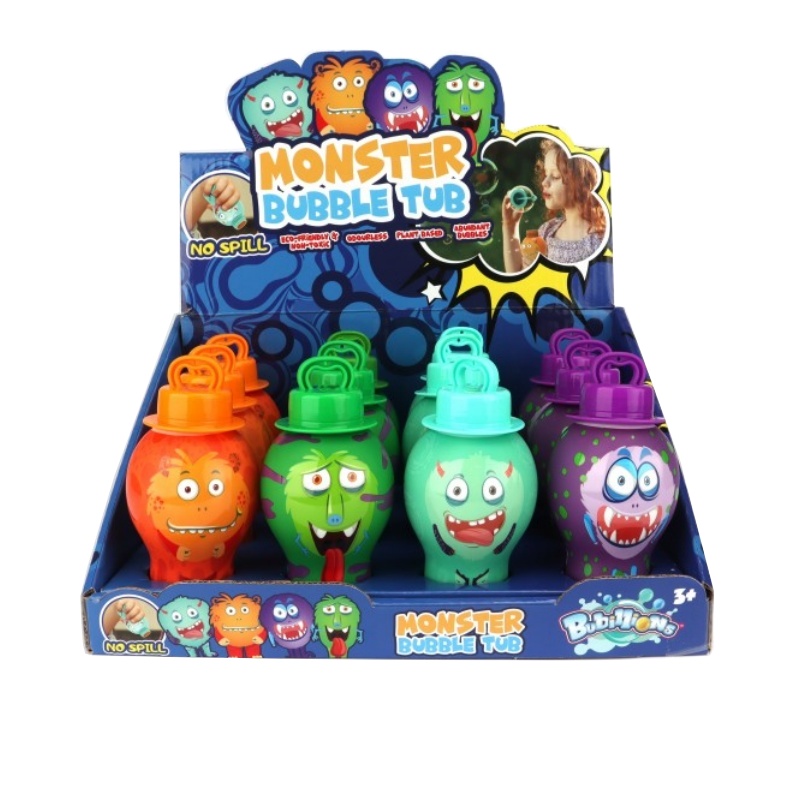 30ml Monster No Spill Bubble Tub 12pcs/PDQ