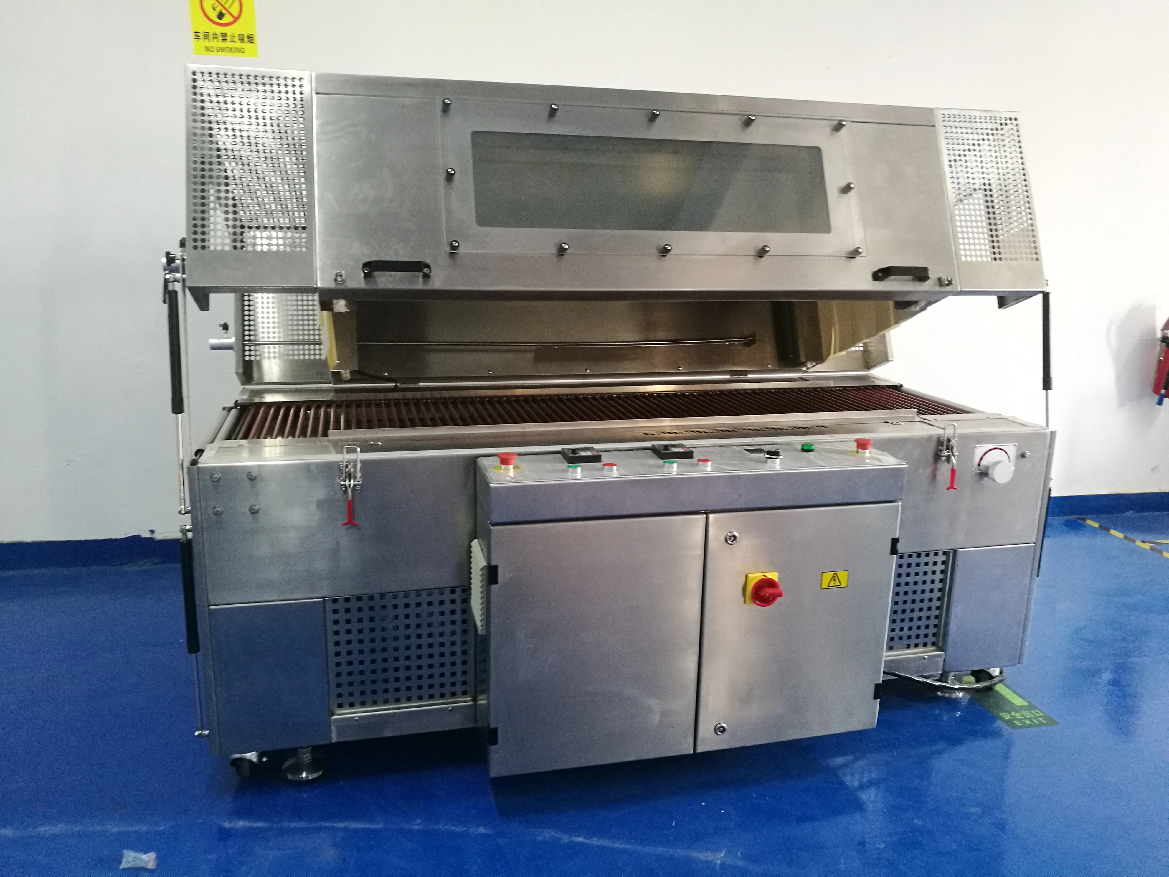 Table shrink machine