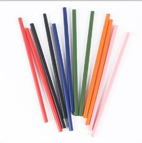 Joy Bamboo PP Biodegradable Straw Φ6*210mm Mixed Color Disposable Straw