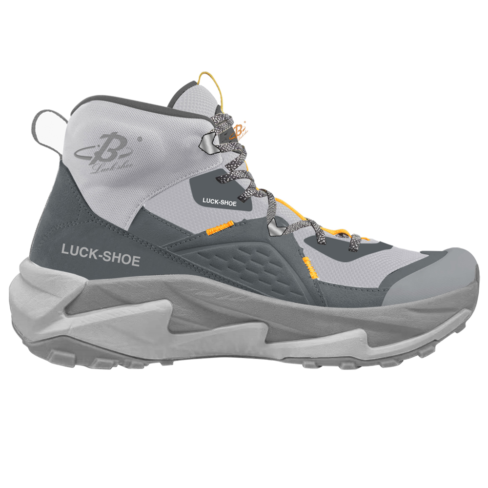 Customized logo hiking shoes with inside anti-water socks and water repeal