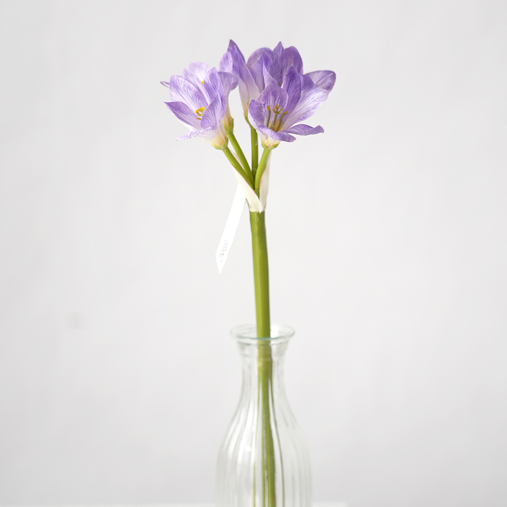 Transworld Bush Lily Artificial Flowers Decorative Flowers Floral Spray for Home Garden Decoration