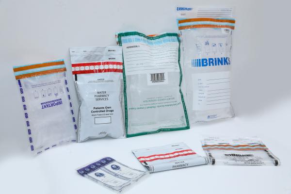 OEM plastic series safety bag, security bag, cash bag, evidence bag