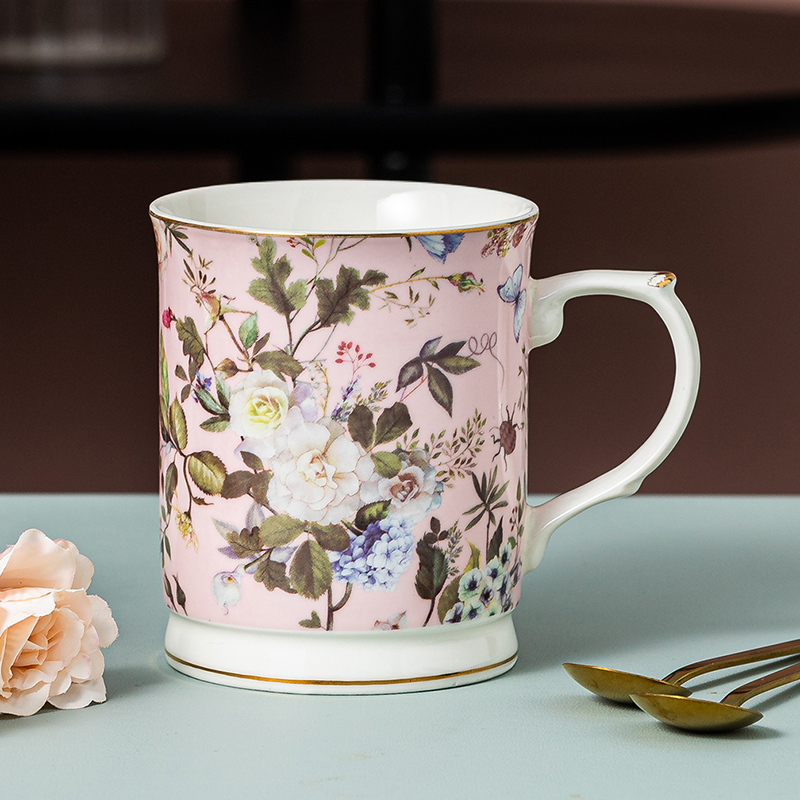 White Rose Mug